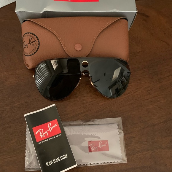 Black unisex ray ban sunglasess - Picture 6 of 9